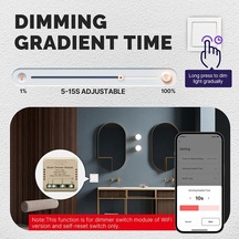 Createtech Wifi Uzaktan Tuya Ses Modülü Kontrolü Işık Anahtarı Akıllı Ev Otomasyonu İçin - Tuya Dıy Dimmer Cihazları Pc Kontrol Tuya Wifi