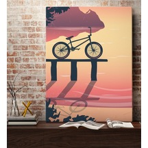Bk Gift Bisiklet Tasarımlı Kanvas Tablo 70X100Cm-2