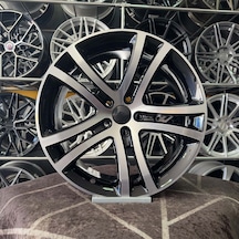 19 İnç 5x112 Savannah Golf Jetta Caddy Uyumlu Siyah Jant 4 Adet