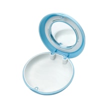 Havalandırma Delikleri İle Yeni Tutucu Kutusu Yanlış Dişler Saklama Kutusu Diş Ortodonti Görünmez Parantez Aligner Durumda Oral Hijyen Malzemeleri Bej