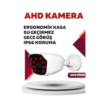İrtech-4 Kameralı Güvenlik Kamera Seti Gece Görüşlü-su Geçirmez-tak Çalıştır G01