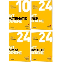 Hız Yayınları Ayt Matematik + Fizik + Kimya + Biyoloji Deneme Seti 4 Kitap