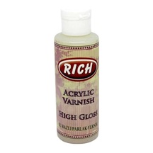 Su Bazlı High Gloss Parlak Vernik 120 Cc