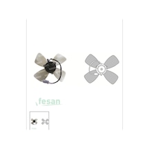 Caterpiller Klima Fan Motoru