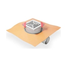 Hüppe Master 10x10 Yalıtımlı Noktasal Su Gideri Mat Yandan - 47h0026000000003 Gümüş