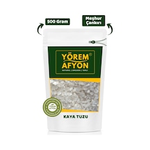 Yörem Afyon Meşhur Çankırı Rafine Edilmemiş Mineral Deposu Granül Kaya Tuzu 500gr.