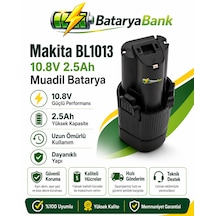 Bataryabank Makita Bl1013 Uyumlu 10.8v 2.5ah 2500mah Li-ion Muadil Matkap Bataryası