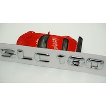 Slc180 Uyumlu Bagaj Krom Metal 3m 3d Yazı Logo