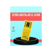 Retro Tetris El Aterisi Pil İle Çalışan Taşınabilir Mini Oyun Konsolu - Hs08371678-3212 Renkli