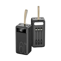 Hubrendy  Hızlı Şarj 4 Çıkışlı Powerbank 60.000 Mah Taşınabilir Dijital Göstergeli Diğer