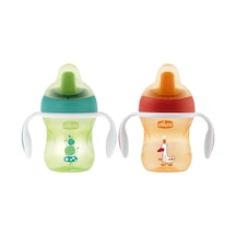 Chicco Yarı Yumuşak Uçlu Alıştırma Bardağı 6 Ay+ Unisex Yeşil