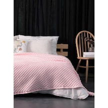 Mink Tomurcuk Battaniye 500 Pudra Battal Boy 200x220 Pudra