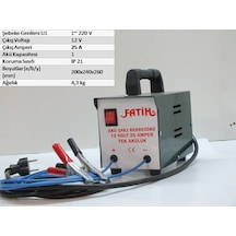 Akü Şarj Cihazı 12 Volt 15 Amper Fatih Türk Malı Redresör