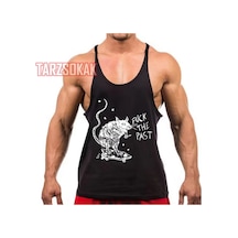 Tarzsokak Gym Tank Top Fitness Sporcu Atleti Gym11 Siyah