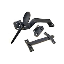 Antika Tarz Dekoratif Pirinç Şipşak Kapı Kolu - Oksit Çok Renkli