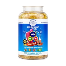 Zühre Ana Omega 3 Balık Yağı 200 Kap 1300 Mg