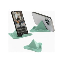 Telefon Tablet Tutucu Piramit Tasarım 3 Açılı Masaüstü Stand, İ Diğer