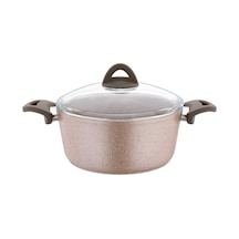 Papilla Wilma 20 Cm Döküm Granit Dövme Tencere Krem Kırçıllı