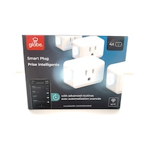 Elektrikli Wi-fi Akıllı Priz, Hub Gerektirmez, Sesle Etkinleştirilir, 4 Topraklanmış Priz, 4'lü Paket, 15a 50207 Diğer