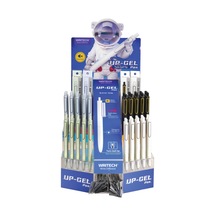 Wrıtech W-0154 Up 0,5mm Mavi Jel Kalem - 70'li Stand Ahşap