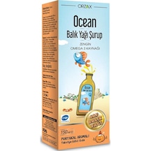 Ocean Balık Yağı Şurubu Portakallı 150 Ml Ocean Balık Yağı Şurubu Portakallı 150 Ml