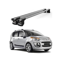 Trio-ı Citroen C3 Picasso 2009-2017 Uyumlu Kilitli Ara Atkı 120cm Port Bagaj Tavan Barı