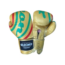 Leon Curved Deri Kick Boks Ve Muay Thai Eldiveni Altın