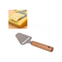 Paslanmaz Çelik Ahşap Saplı Peynir Spatulası Ahşap Saplı Peynir Rendesi Şık Ve Fonksiyonel