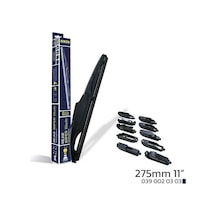 Nıken Nıken 275mm 11 10 Aparatlı Arka Silecek Süpürgesi Nıken 0390020303 Unıversal
