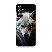 Samsung Galaxy S24 Plus Uyumlu Savaşçı Boz Kurt Desenli Silikon Kılıf