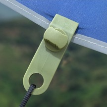 Pazly 10 Adet Heavy Duty Tarp Klipsi, Çadır Kelepçe, Bungee Kordon, Kamp & Araç Kapatma, Kahverengi Kahverengi