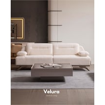 Alya Üçlü Kanepe & 3'lü Koltuk Krem Alya Üçlü Kanepe & 3'lü Koltuk Krem