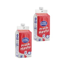 Pratik Havlu 500 Yaprak - Yeni Nesil Çok Amaçlı Kağıt Havlu Asma Aparatı Hediyeli - 2 Adet