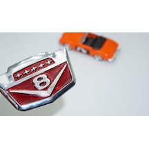 Dk Tuning V8 Bagaj Yeni Versiyon Krom Metal Logo Amblem