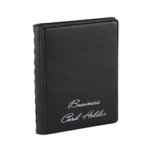Biala 2 Sıralı 80 Kart Kapasiteli Kartvizitlik 11x13.5 Cm Siyah
