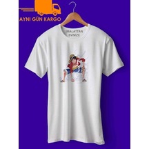 One Piece Baskılı Tişört Tshirt Ücretsiz Kargo