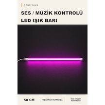 Onerous 50 Cm Led Led Işık, Müzik Kontrollü, Uzaktan Kumandalı Çok Renkli