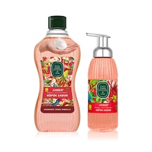 Eyüp Sabri Tuncer Amber Doğal Zeytinyağlı Köpük Sabun 1.5 Lt + 500 Ml - Lansman Set