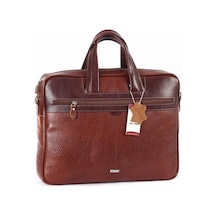 Deri Taba Laptop Evrak Çantası 253 63-126062 Siyah