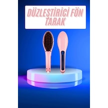 Saç Düzleştirici Tarak Dijital Göstergeli Seramik Kaplama Sıkı Dişli