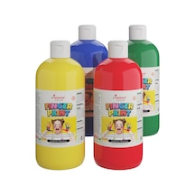 Ana Renkler Parmak Boyası 4'lü Set 4x500gr
