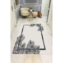 Modern Desenli Dijital Baskı Kaymaz Taban Halı H0207 Renkli