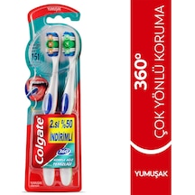 4 Adet Colgate Diş Fırçası 360 Komple Ağız Temizliği Yumuşak 1+1