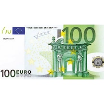 Geçersiz Düğün Sahte Şaka Oyun Parası 100 Adet 100 Euro