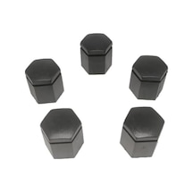 Opel Astra J İle Uyumlu Bijon Kapağı Siyah 5 Adet 19x24 Mm