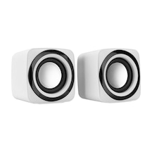 Snopy SN-C5 2.0 Multimedia USB Hoparlör Beyaz