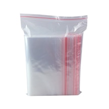 Kilitli Torba 11x14 Cm 100'lü Kilitli Buzdolabı Poşeti Şeffaf Naylon Torba Kilitli Saklama Poşeti