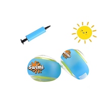 Swimi Yüzme Yardımcısı Şişme Deniz Kolluğu 4-14 Yaş Mavi