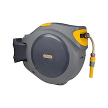 Hozelock 2595H Duvara Monte 40 m Hortumlu Otomatik Geri Sarmalı Hortum Toplama Makara Seti