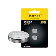 Intenso Energy Ultra LR43 1.5 V Alkalin Düğme Pil 2'li